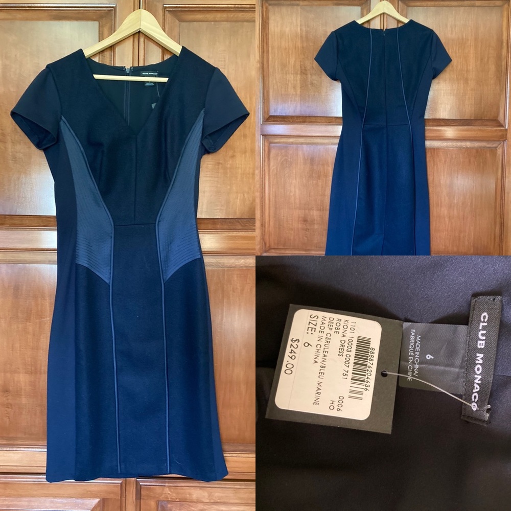 Brand new club Monaco blue dress